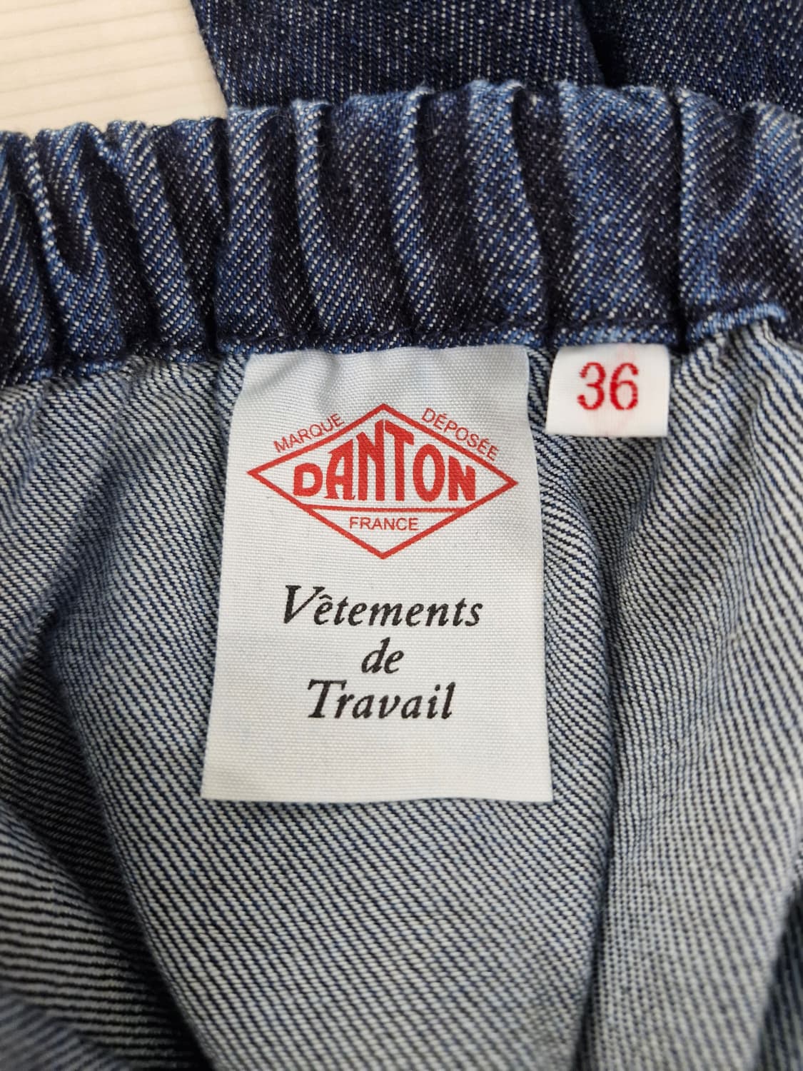 단톤(DANTON)데님 이지 팬츠 인디고 상품이미지7