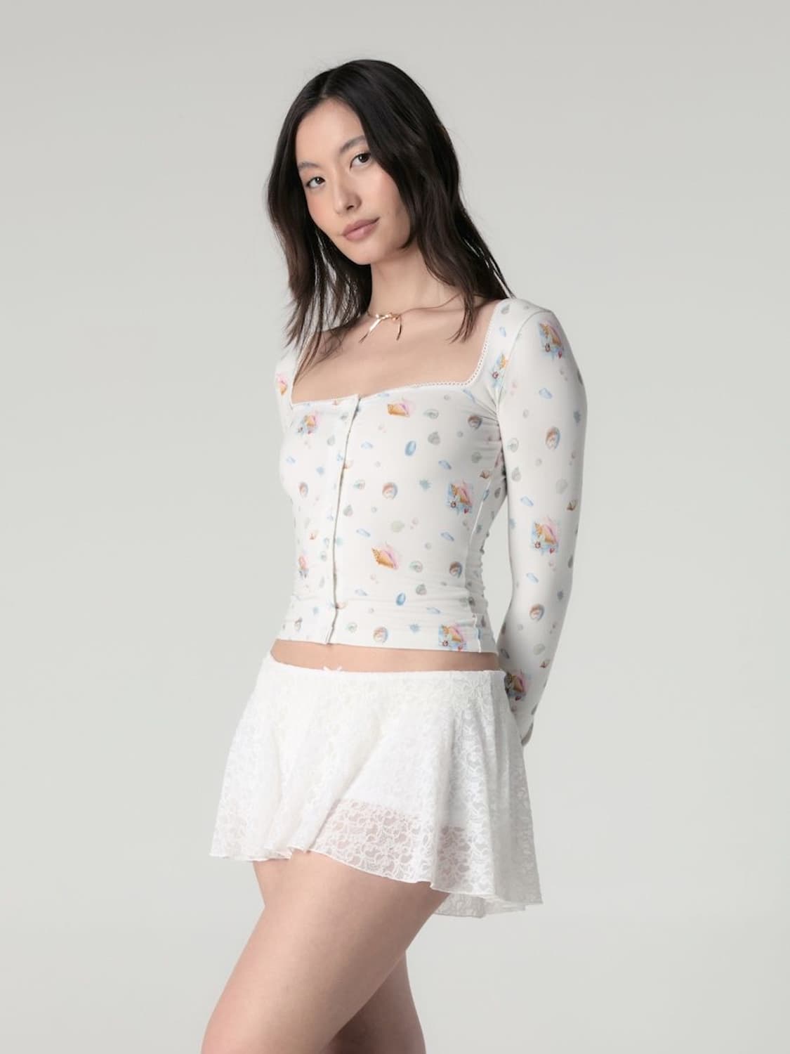 글로니 glowny mellow button cardigan 상품이미지2