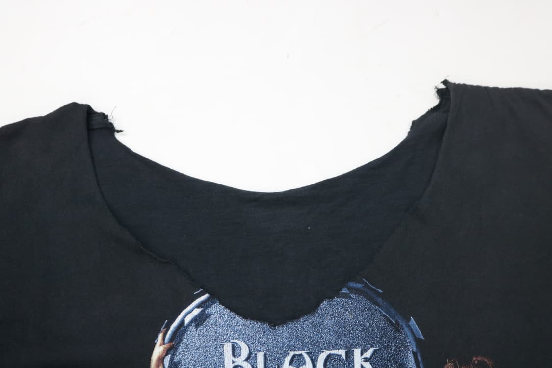 블랙 사바스 리유니언 투어 컷오프 빈티지 반팔티셔츠  상품이미지6