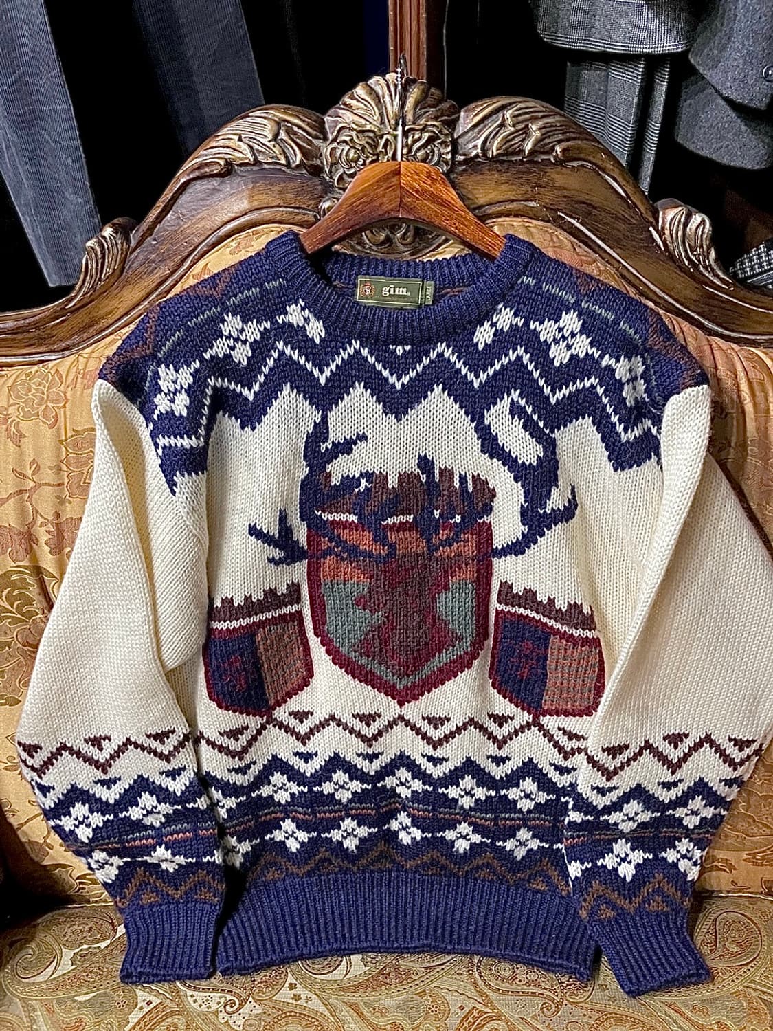 사슴뜨게 니트 상품이미지1