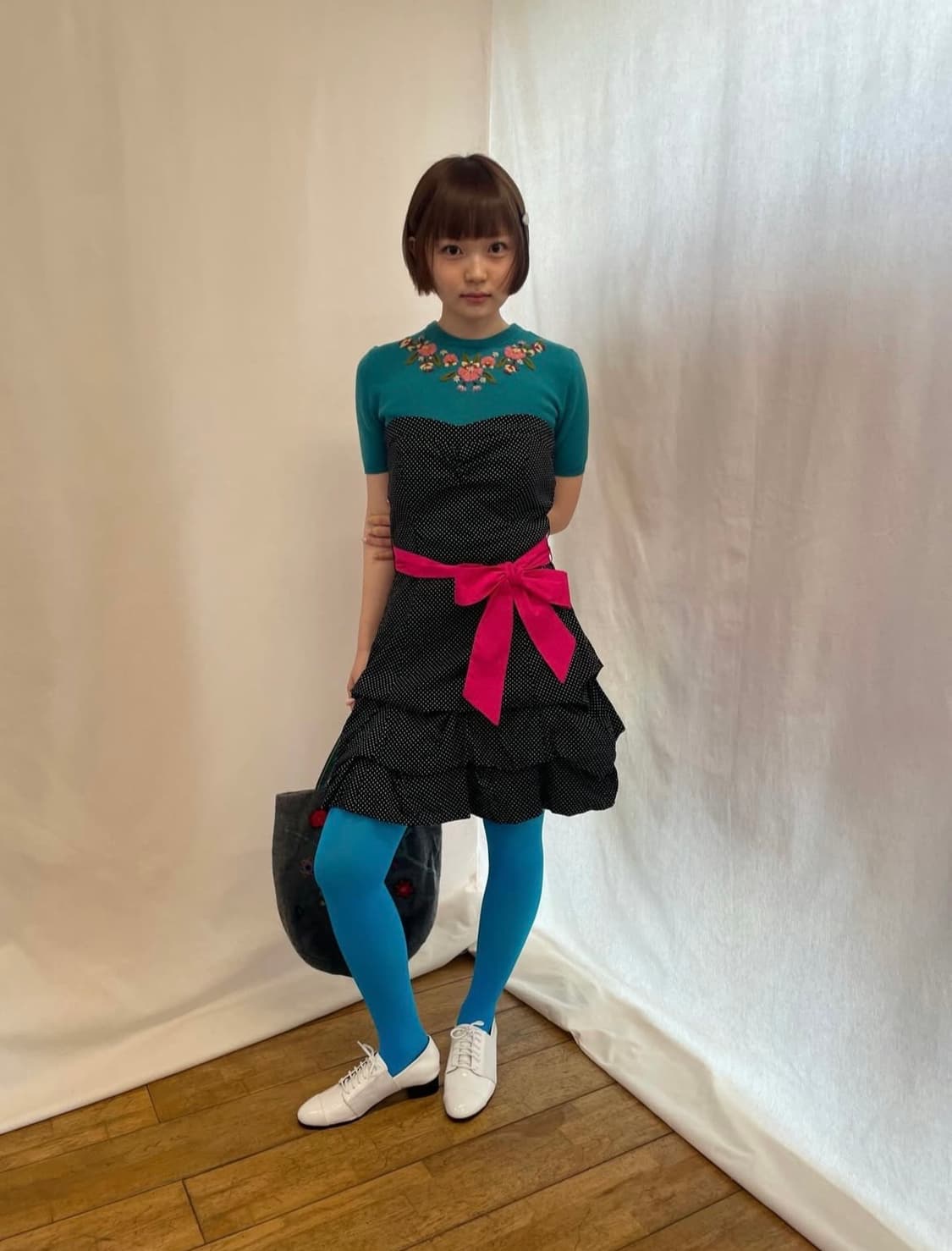 floral embroidered knit 상품이미지2