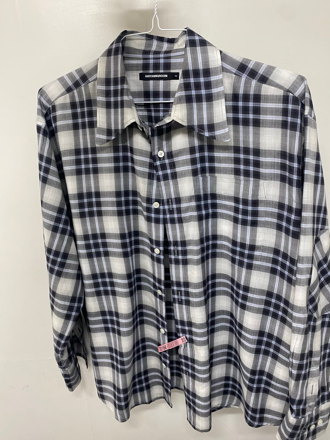 해칭룸 Archive Shirt V2 Oreo Check blue(2) 상품이미지2