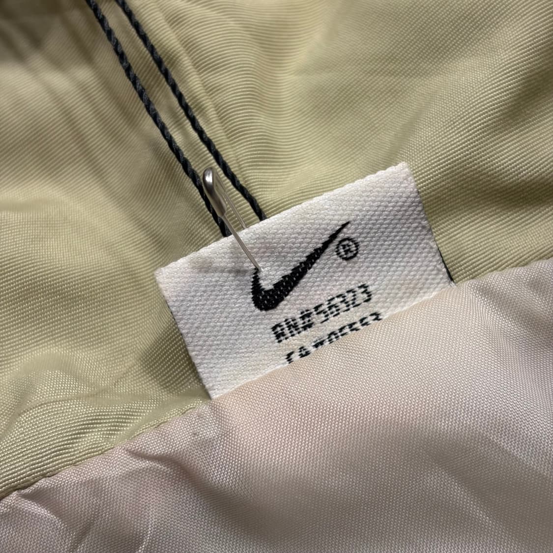 [100] 올드 나이키 빅로고 바람막이 후드 자켓 베이지 C43 상품이미지6