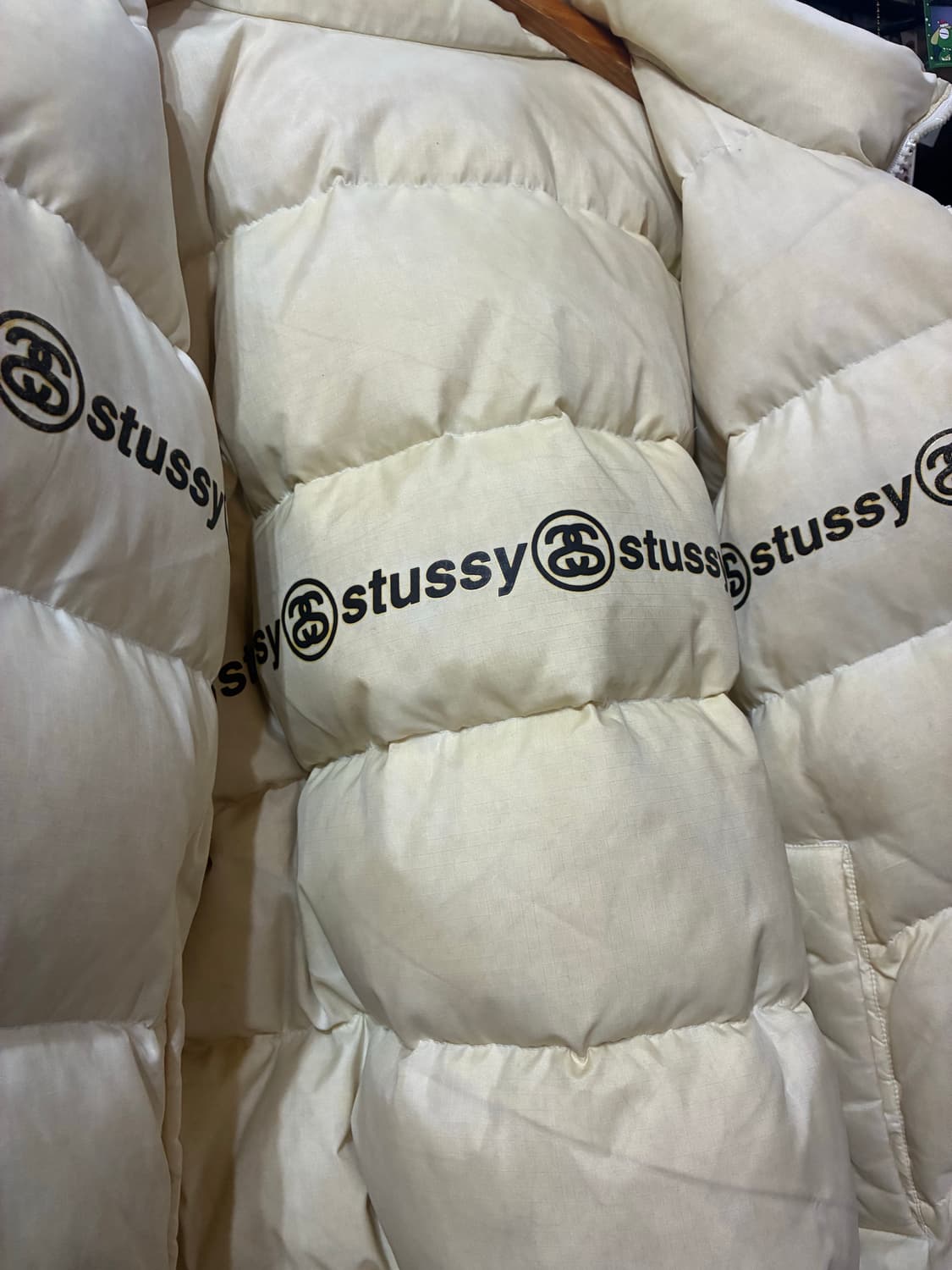 90s stussy 스투시 아카이브 다운 패딩 상품이미지5