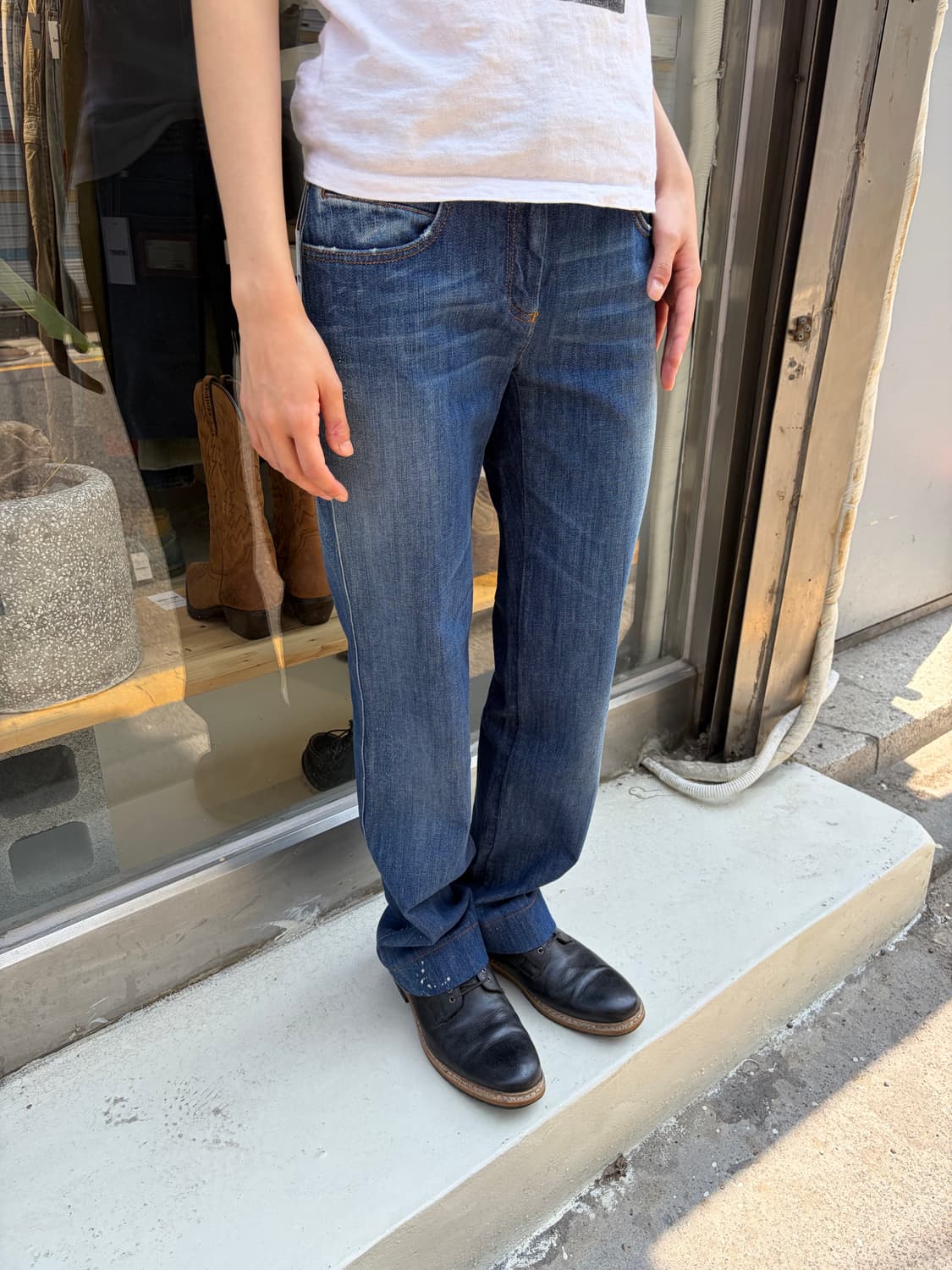 28) Dolce&Gabbana 인디고 스트레이트 데님 팬츠 상품이미지5