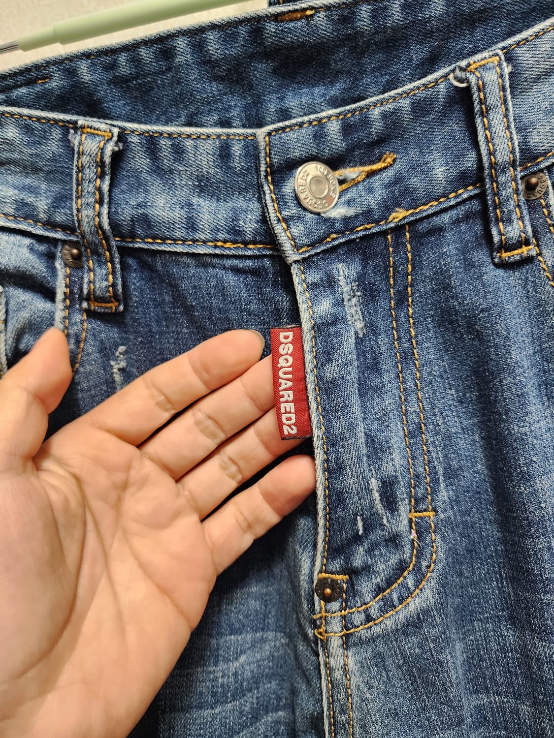 디스퀘어드2 디트로이드 데님 워싱진 상품이미지5