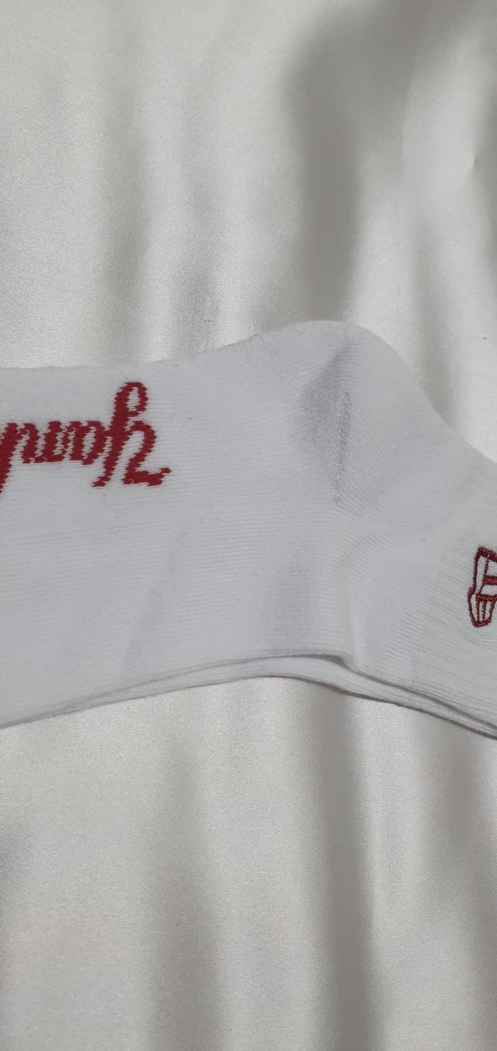 화이트 레드 레터링 로고 뉴에라 양말 상품이미지6