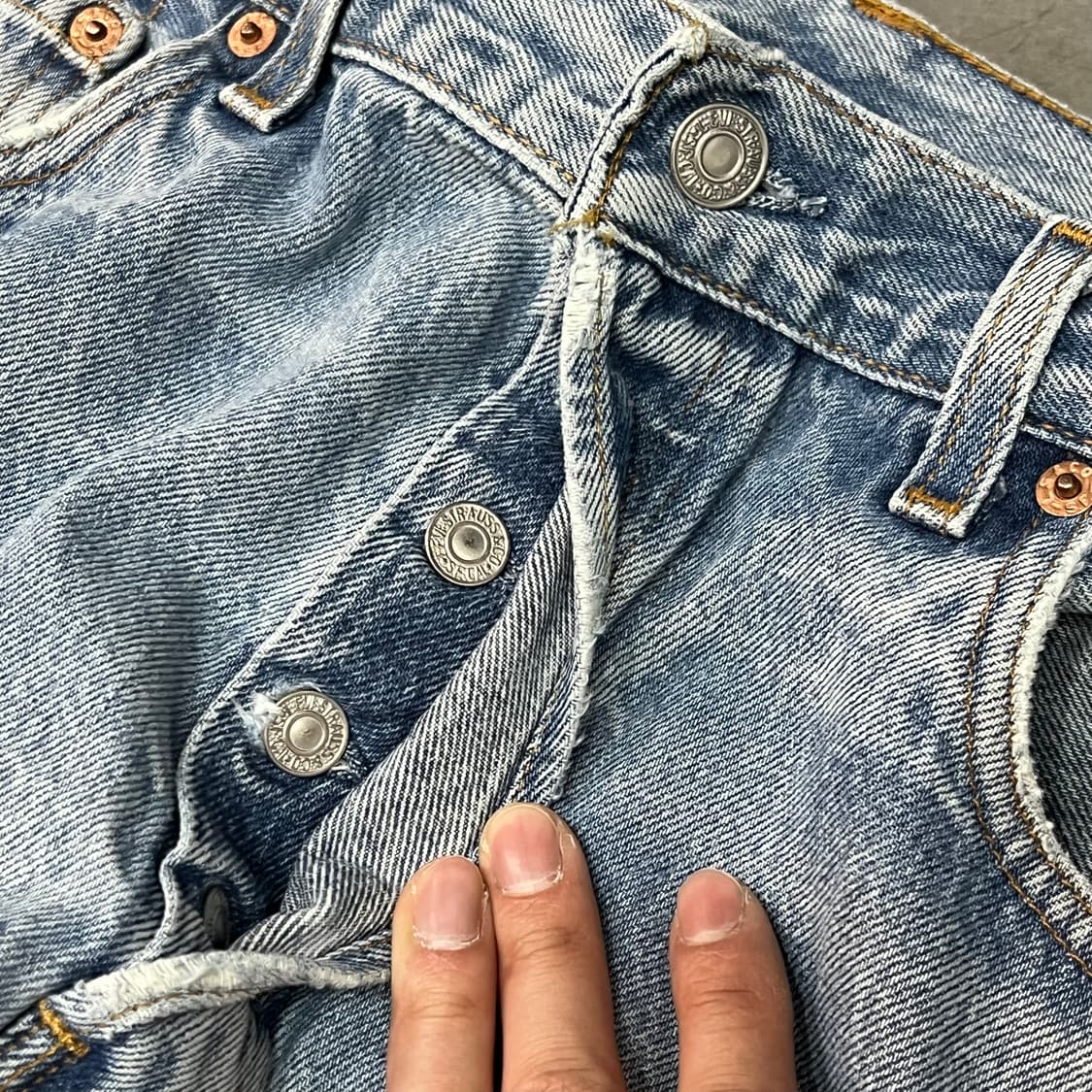  USA 리바이스 501 데님 팬츠 y14713 상품이미지5