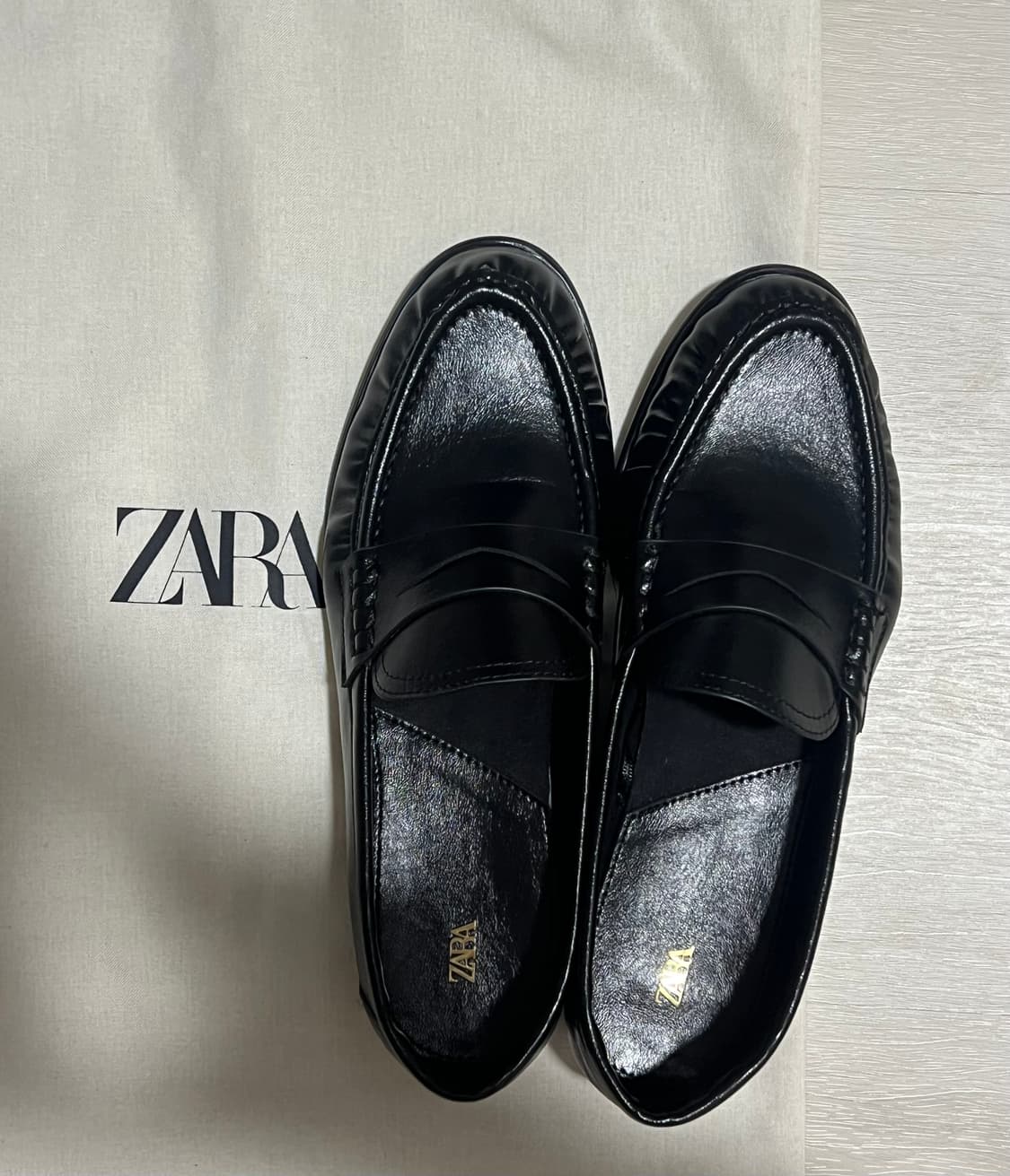 자라 소프트 셔링 로퍼 39사이즈 상품이미지3