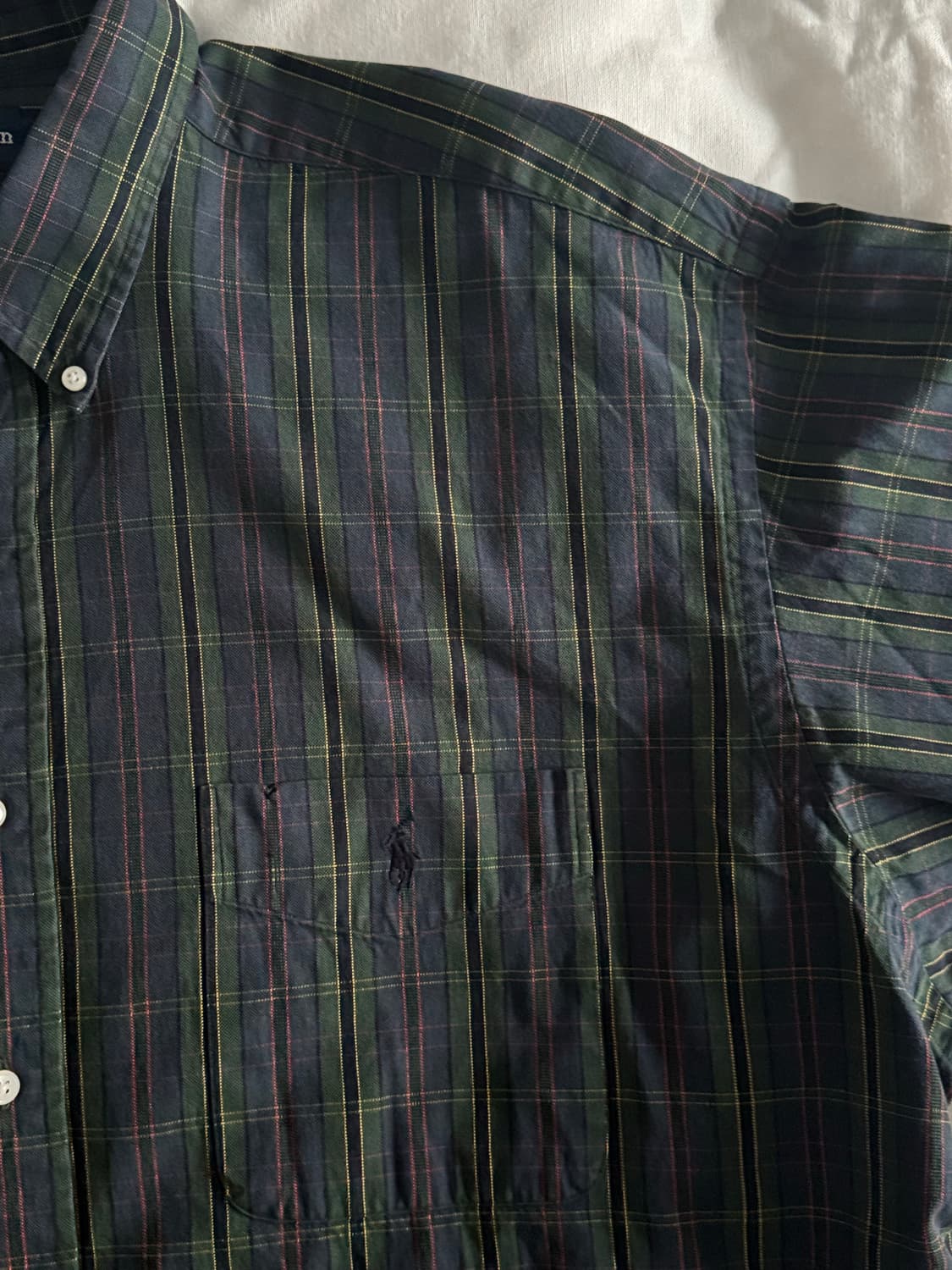 [XL] 폴로 랄프로렌 빅셔츠 타탄 체크 셔츠 상품이미지4