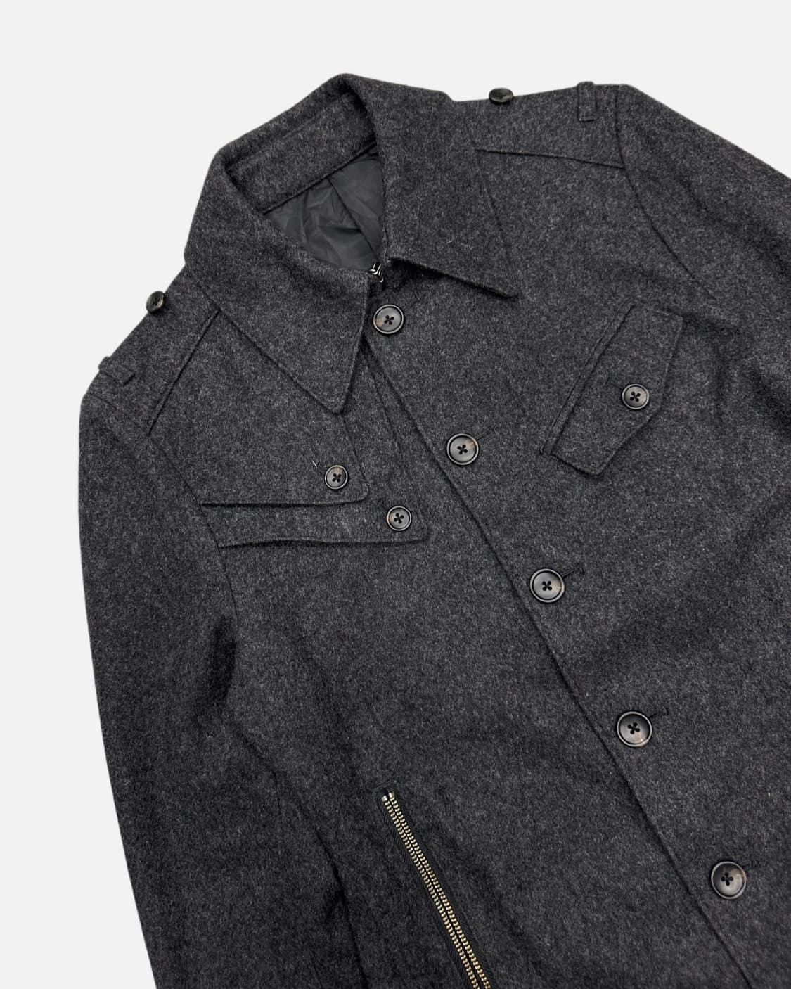 PPFM military charcoal wool jacket 상품이미지2