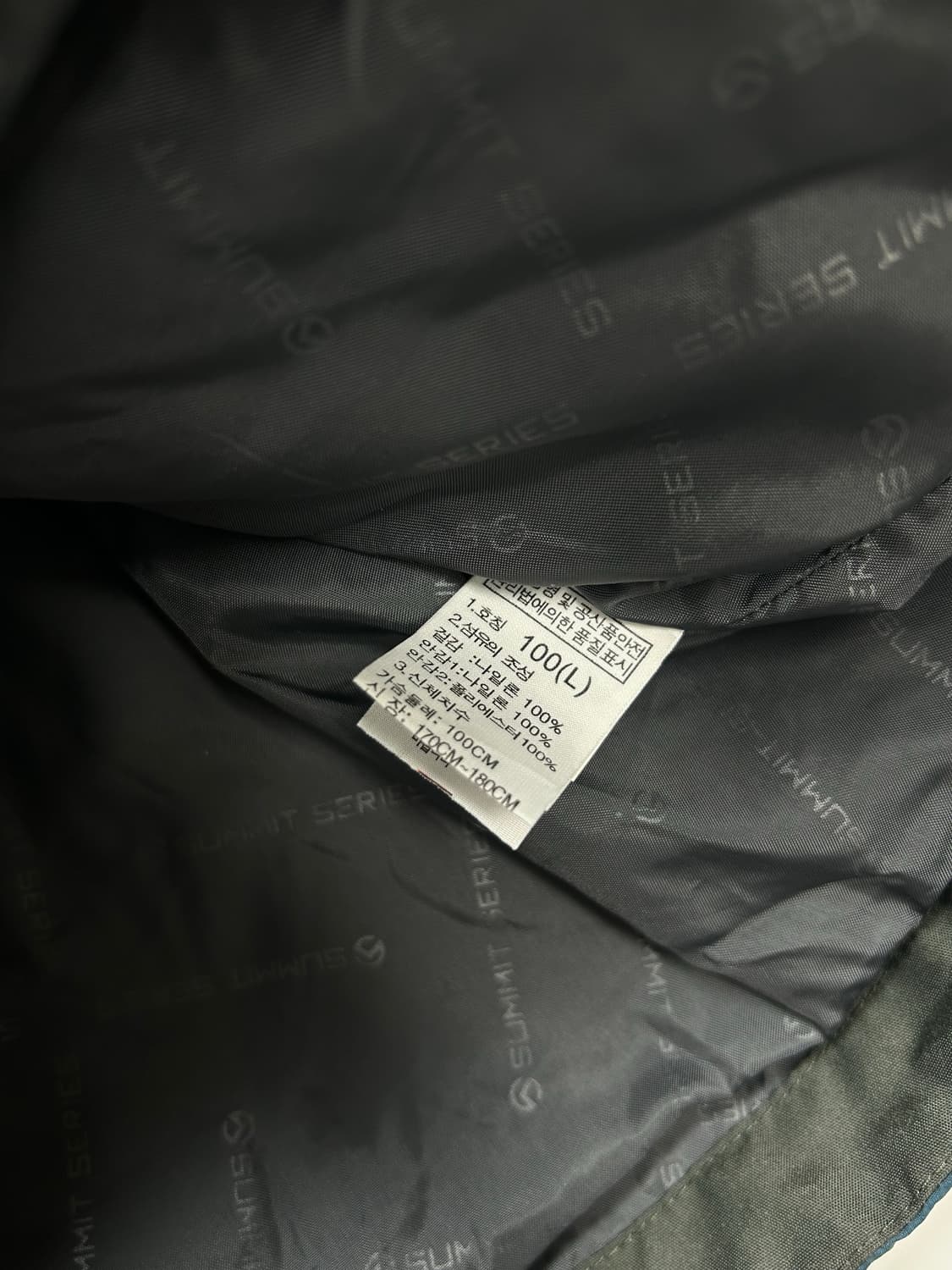 노스페이스 블루 고어텍스 써밋 시리즈 바람막이 100 상품이미지8