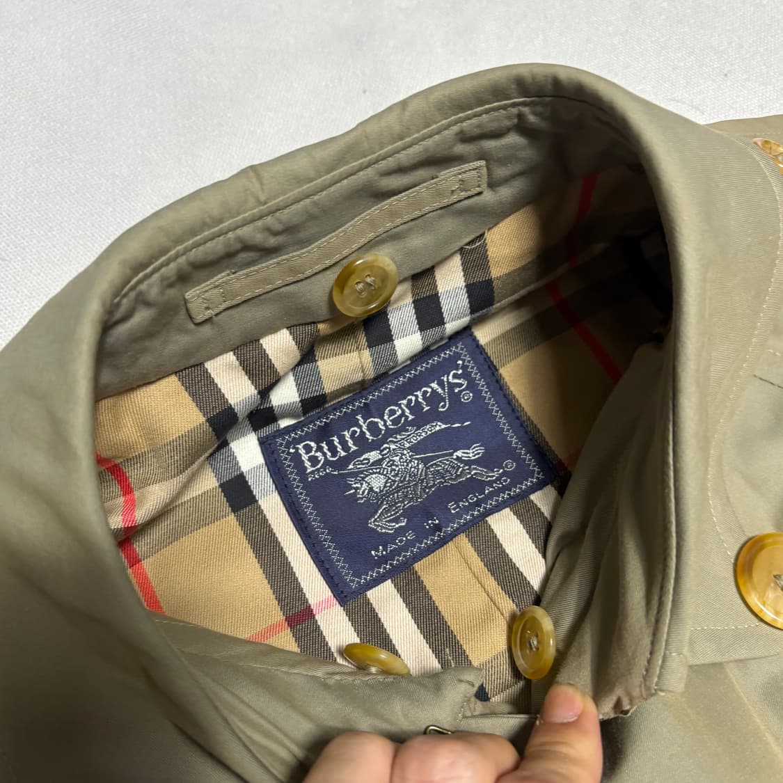 M 버버리 베이지 트렌치 코트 상품이미지4