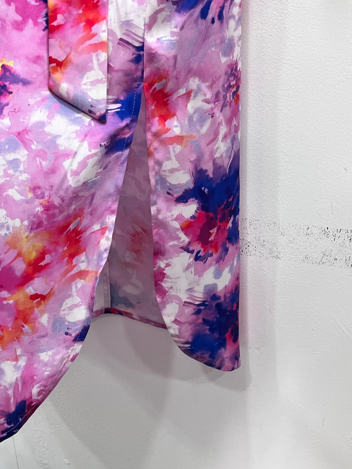 MSGM 밀라노 플라워 리본 롱 셔츠 원피스 IT40 SM 상품이미지5