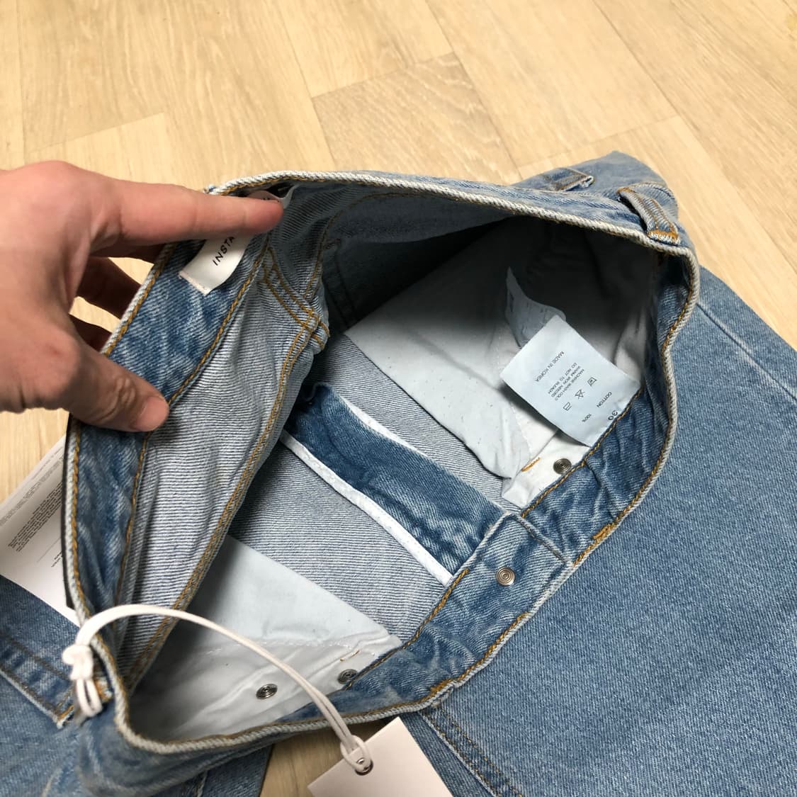 (30) 새상품 브랜디드 1976 BREEZY 레귤러 스트레이드핏 데님 상품이미지8