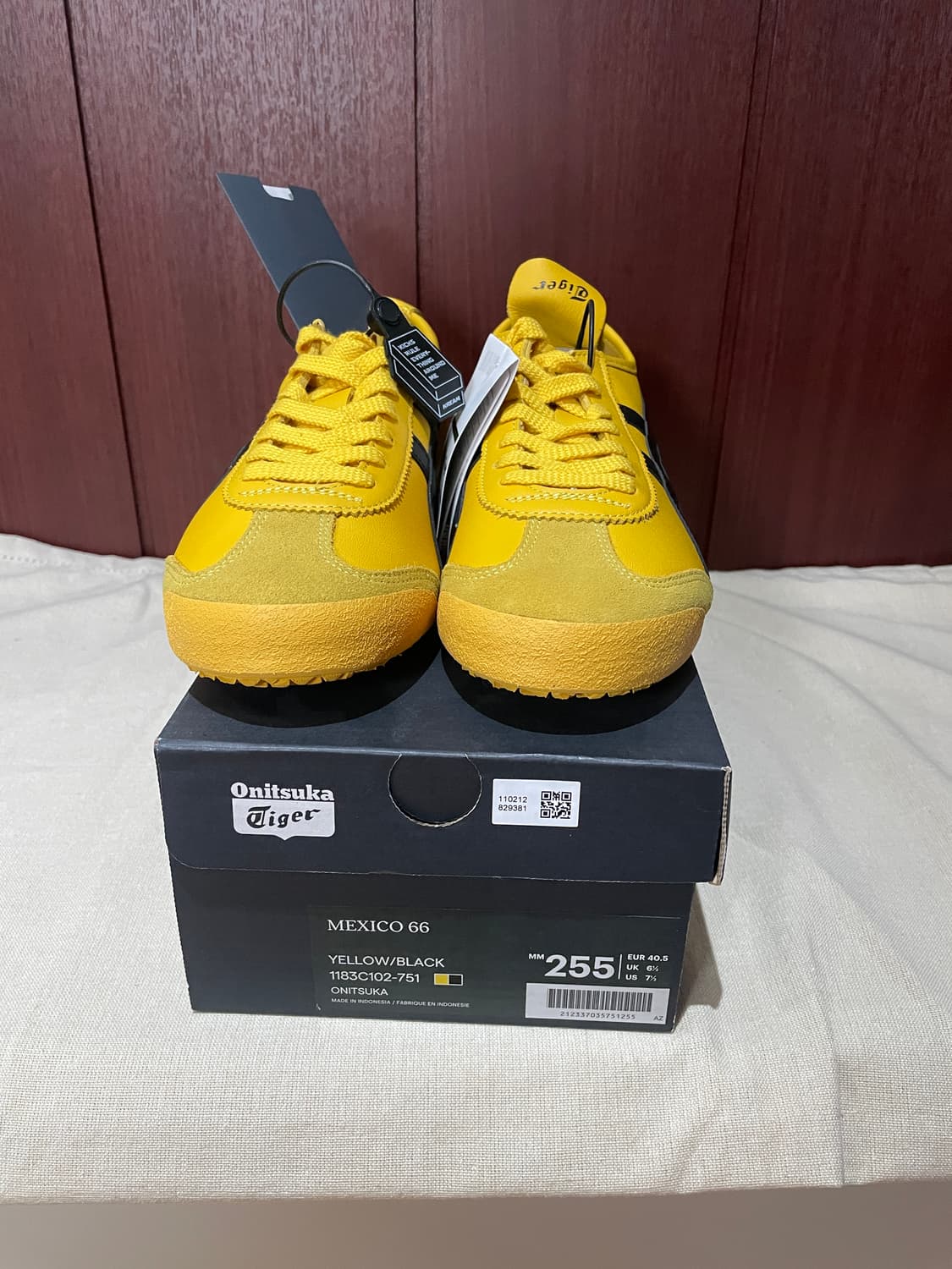 오니츠카타이거 멕시코 66 옐로우 255mm 새제품 상품이미지2