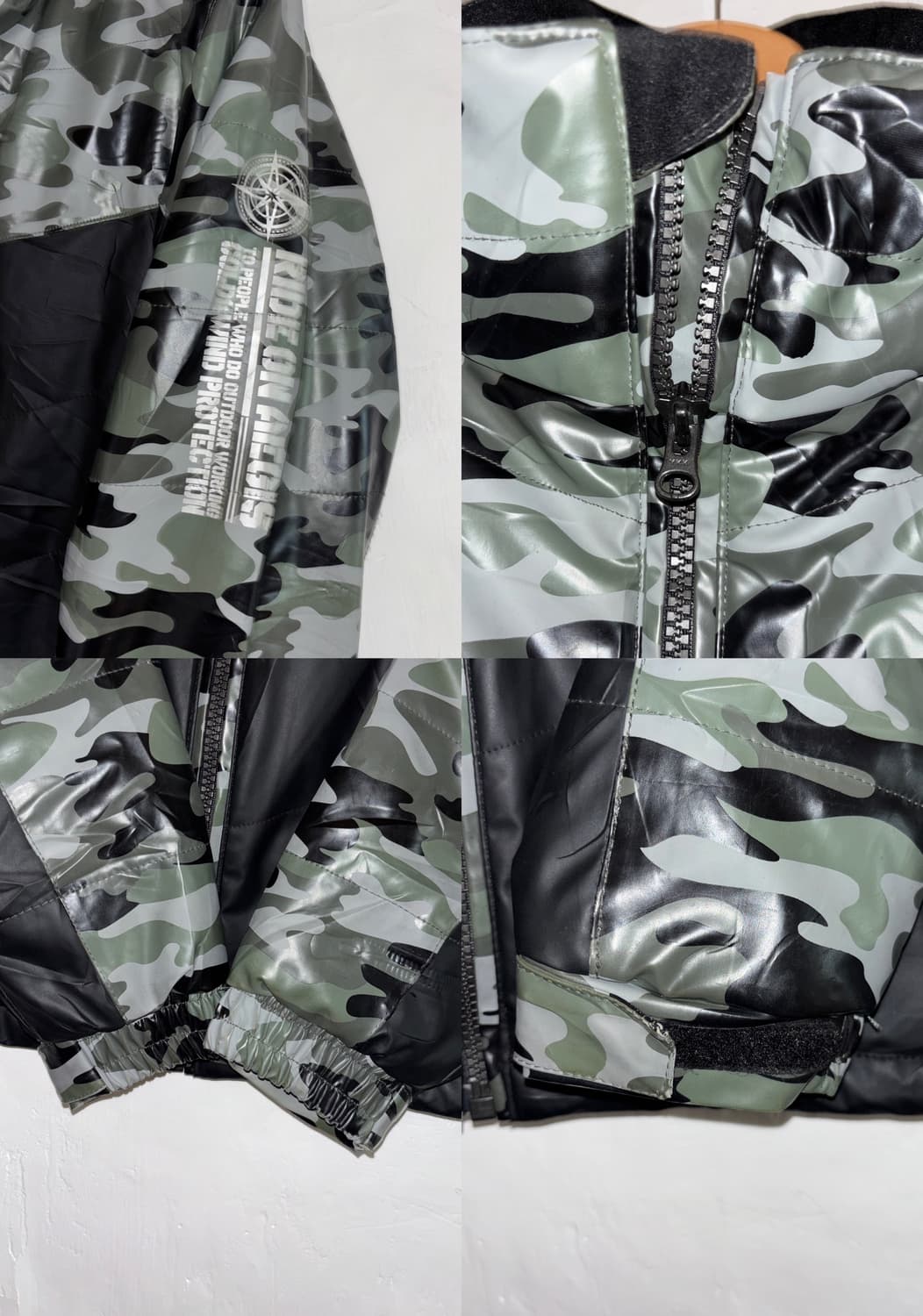 RIDE ON AEGIS PVC 패딩 자켓 / Camo 상품이미지3