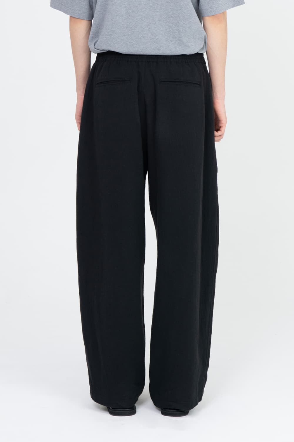 [3] 브라운야드 이지팬츠 블랙 / 밴딩 브야 니트 팬츠 상품이미지6