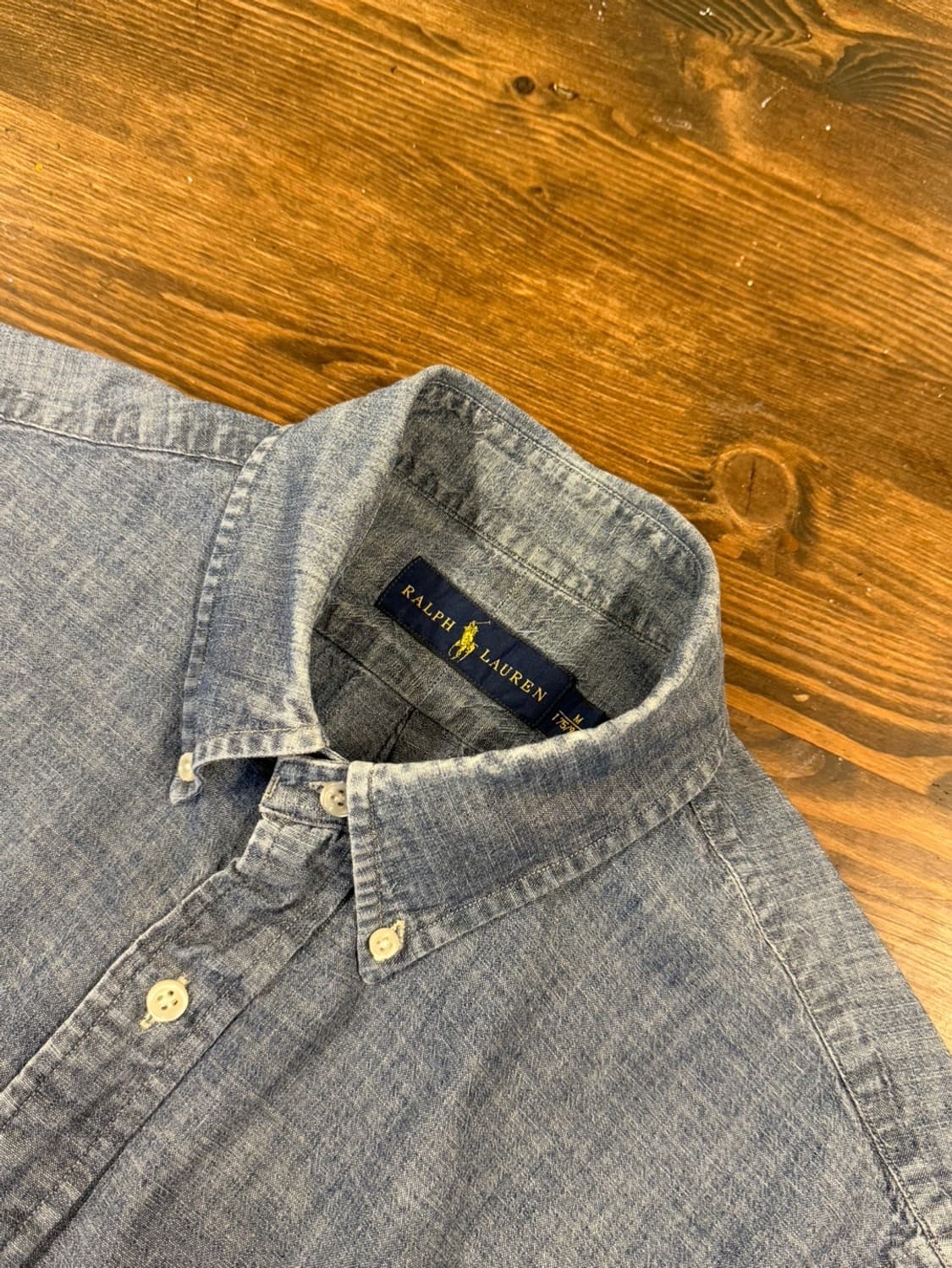 폴로 랄프로렌 샴브레이 버튼다운 셔츠 100 상품이미지8