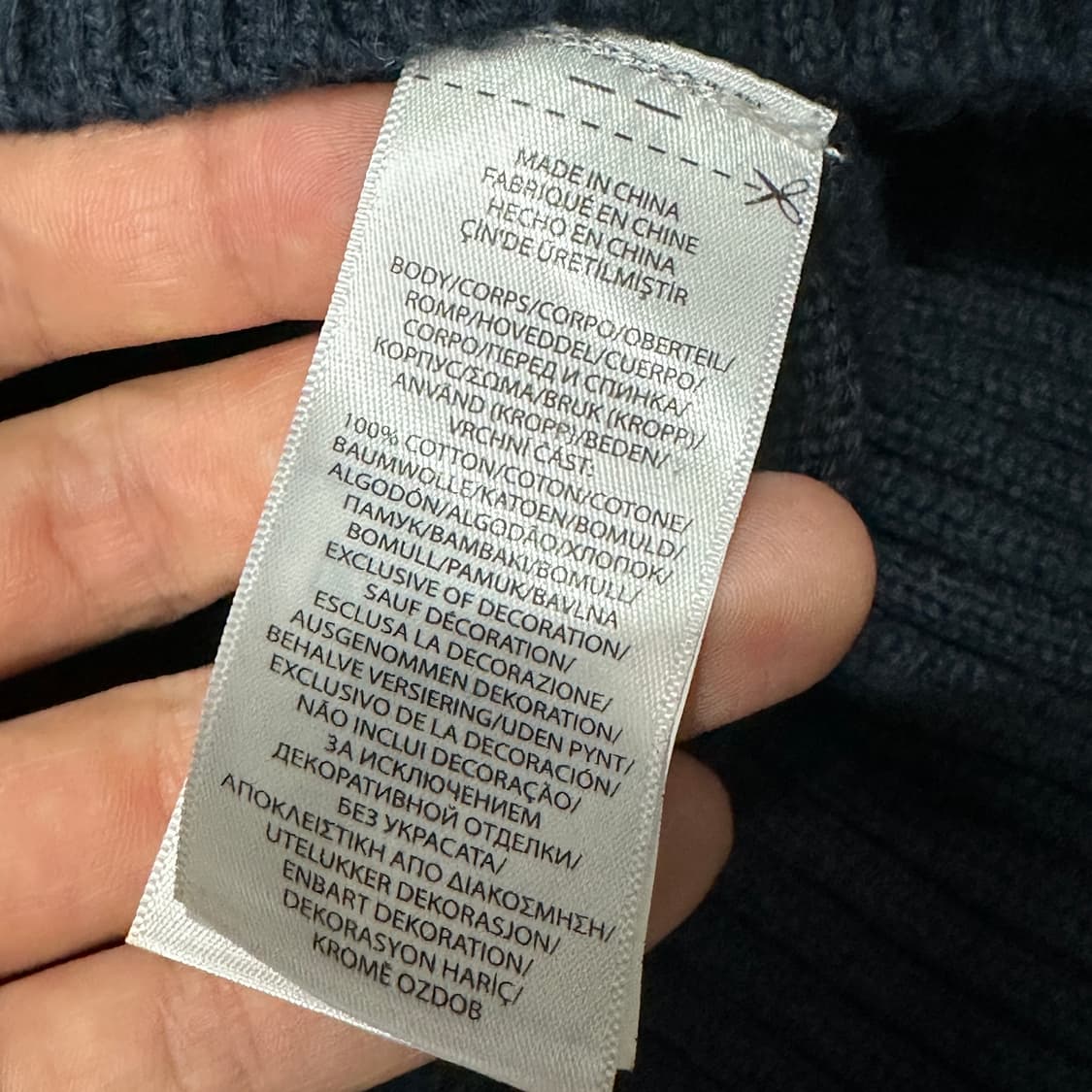 폴로랄프로렌 꽈배기 케이블니트 L 상품이미지3