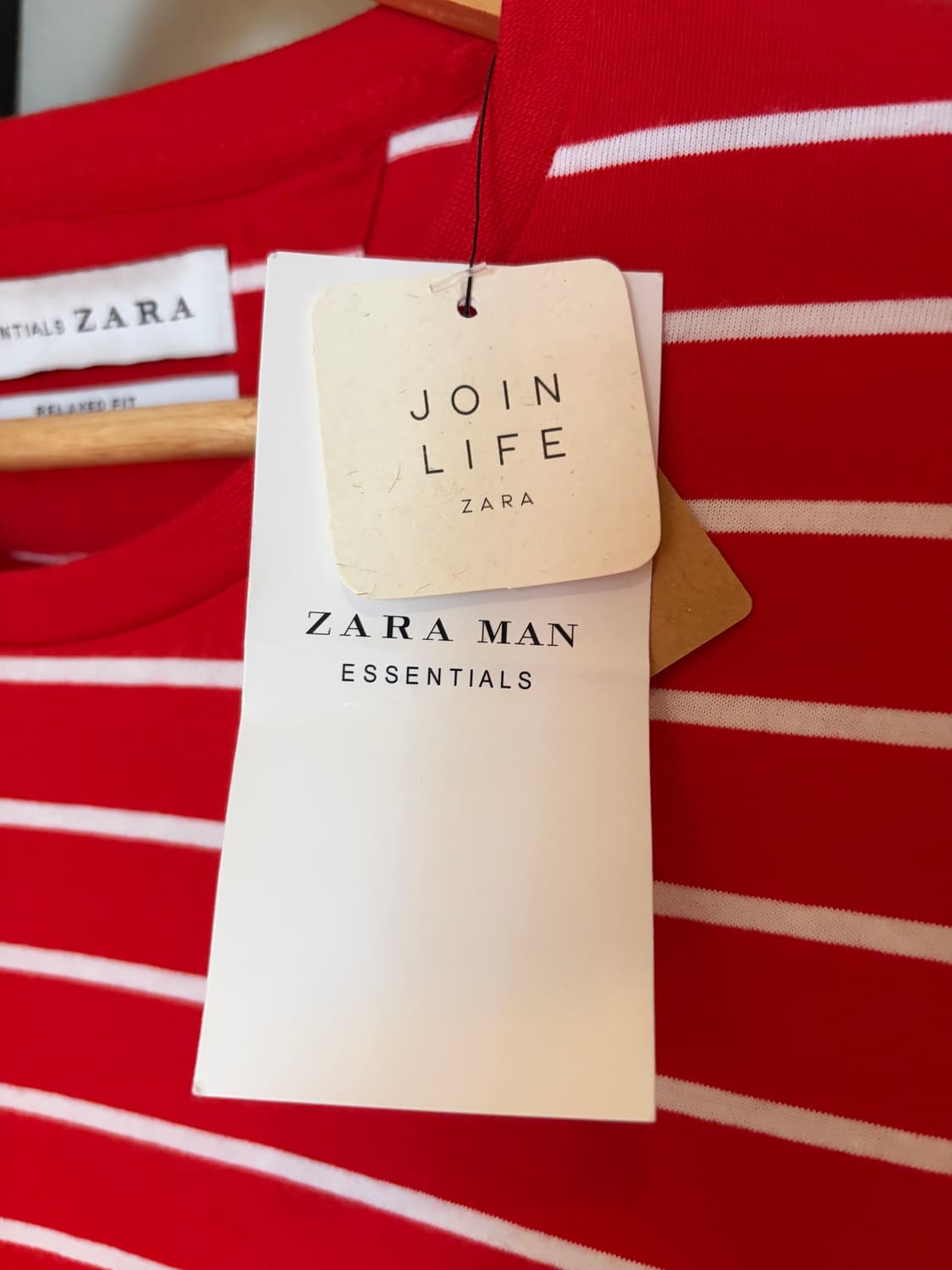자라 스트라이프 반팔티셔츠 상품이미지5