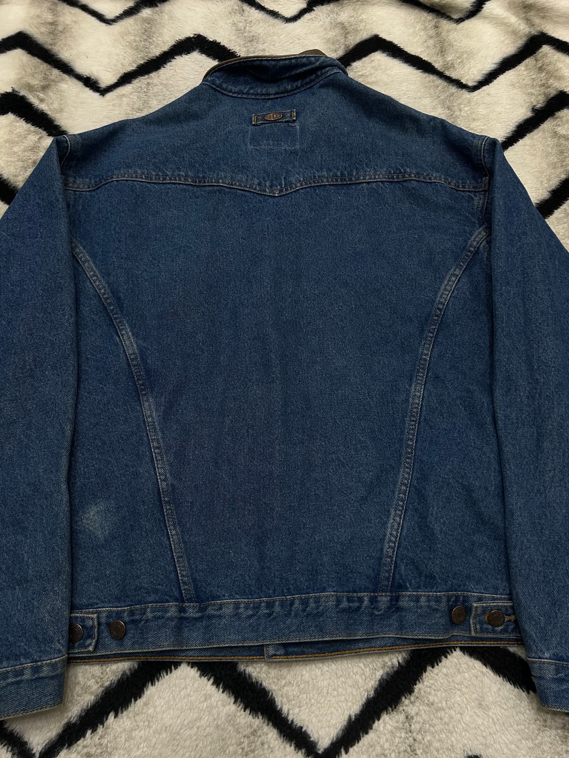 [XL]Canada Id Wear 가죽카라 데님 자켓 상품이미지4