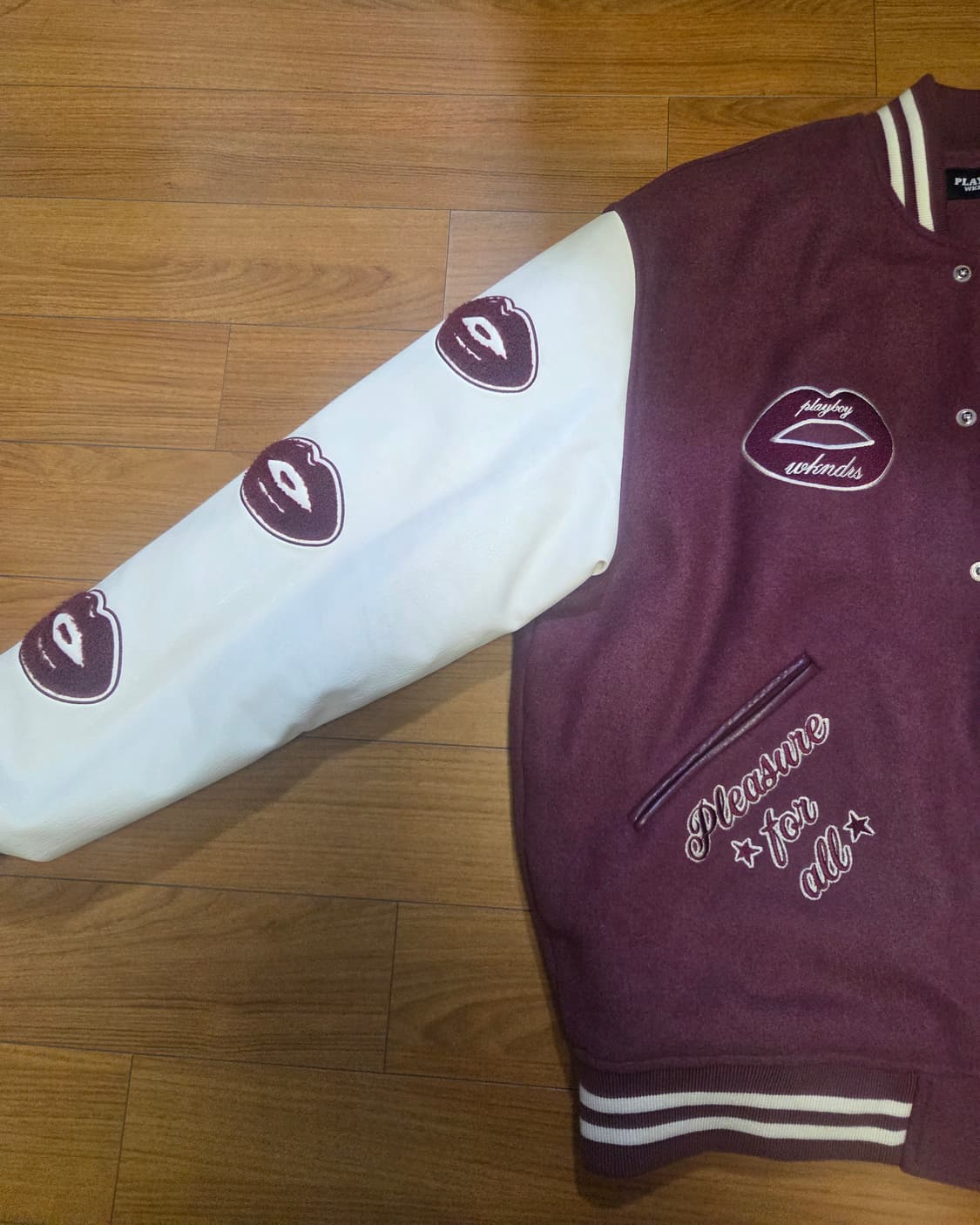 위캔더스 플레이보이 바시티자켓 상품이미지6