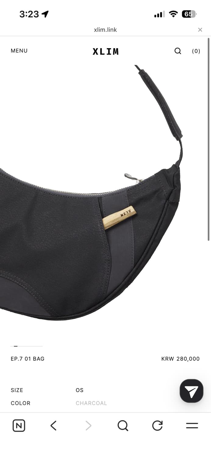 Xlim ep7 01 bag 차콜 상품이미지2
