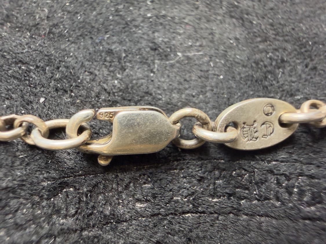 크롬하츠 세이프티핀 1p 핑크사파이어 일체형 롤체인 18인치 상품이미지4