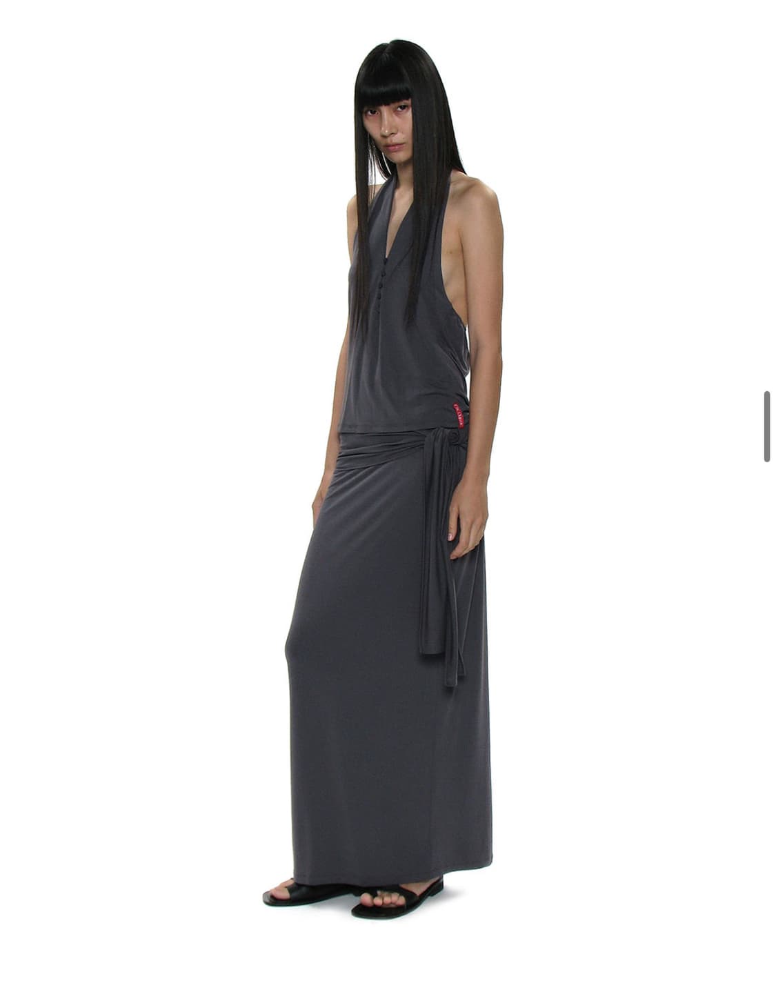 PWC BOW-TIE WAIST JERSEY MASI SKIRT 상품이미지2