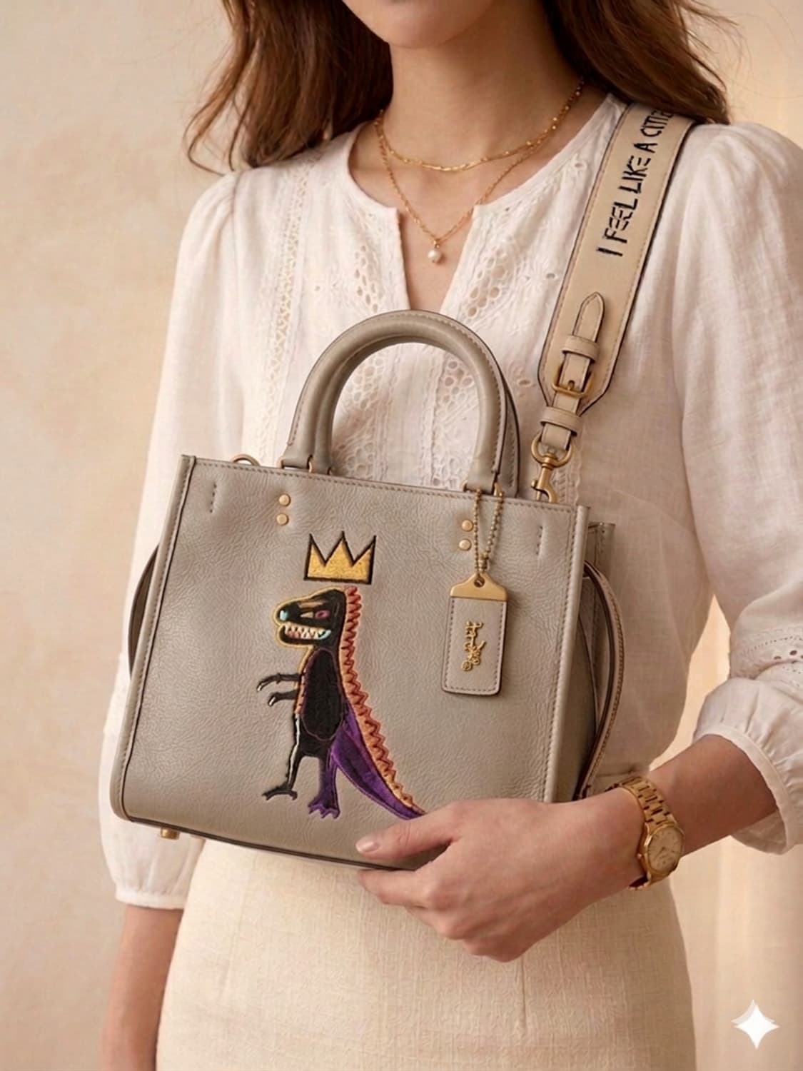 코치 바스키아 로그25 토트/숄더/크로스|스트랩3| 풀구성| 상태최상 상품이미지1