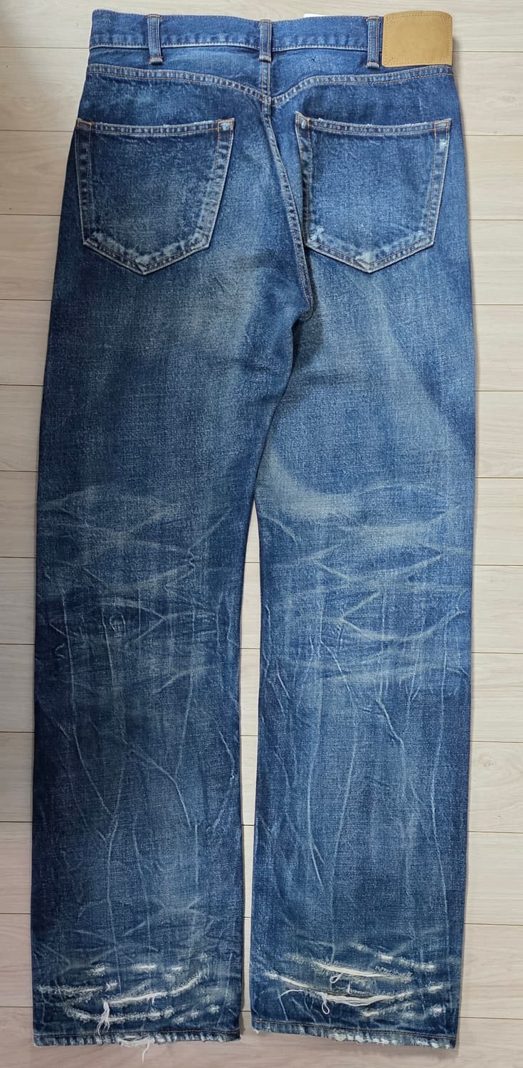 셀린느 커트 셀비지 디스 90S 데님진 30 새제품!! 상품이미지5