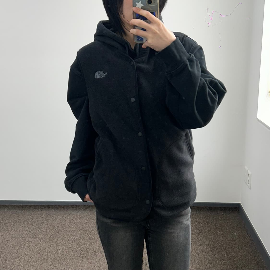 The north face 노스페이스 후리스 블랙 베스트   상품이미지1