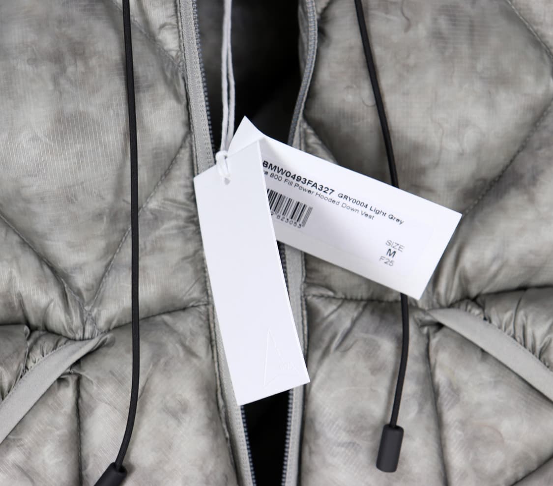 [M] 로아 NUNA 800 패딩조끼 베스트 실버 상품이미지3