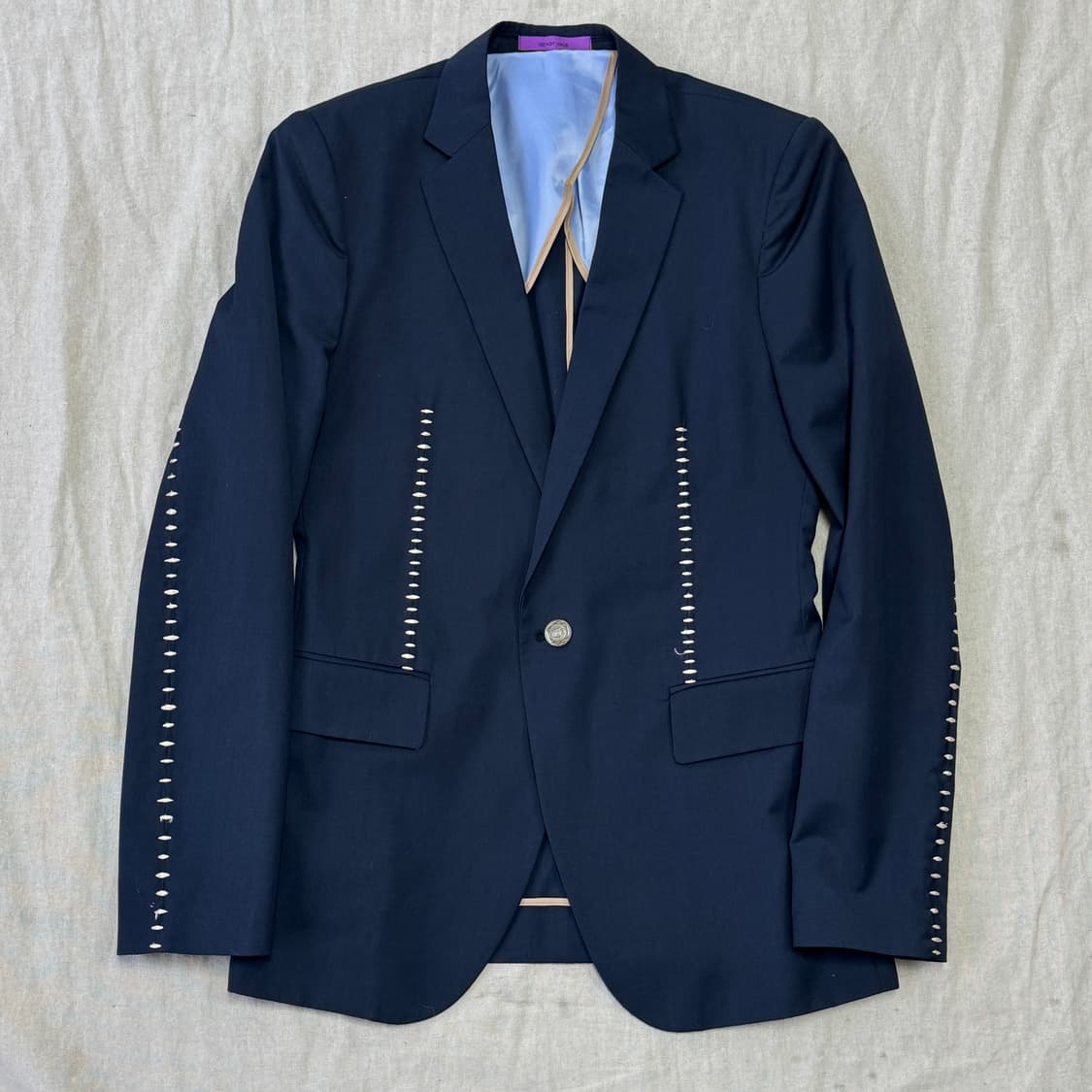 젠지옴므 빈티지 스티치 블레이저 자켓 50 상품이미지1