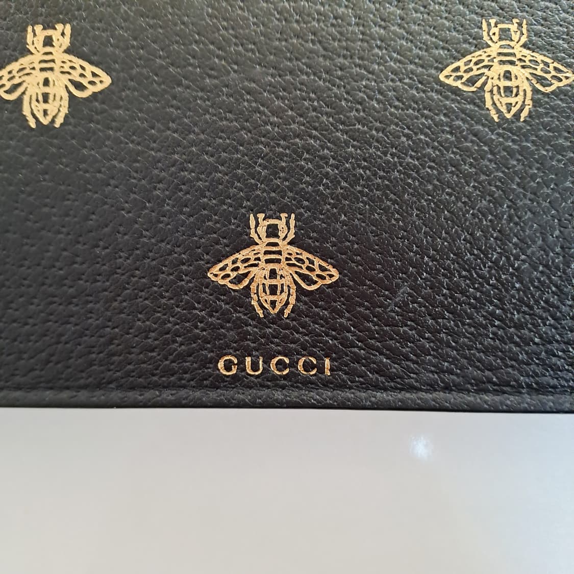 [100%/정품] 구찌 비 스타 레더 클러치 블랙, 구찌클러치,구찌파우치 상품이미지3