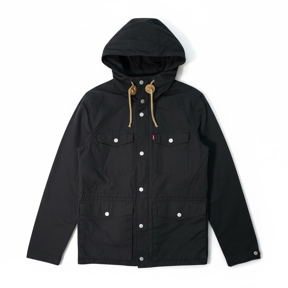 Levi’s 리바이스 블랙 멀티포켓 후드 자켓 S (워크웨어) 상품이미지1