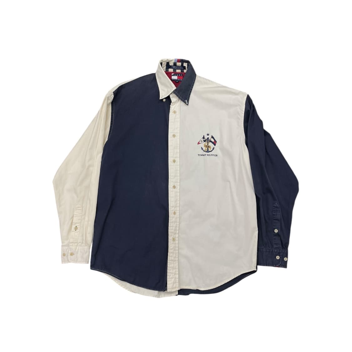 90s 올드스쿨 타미힐피거 빅로고 셔츠 상품이미지2