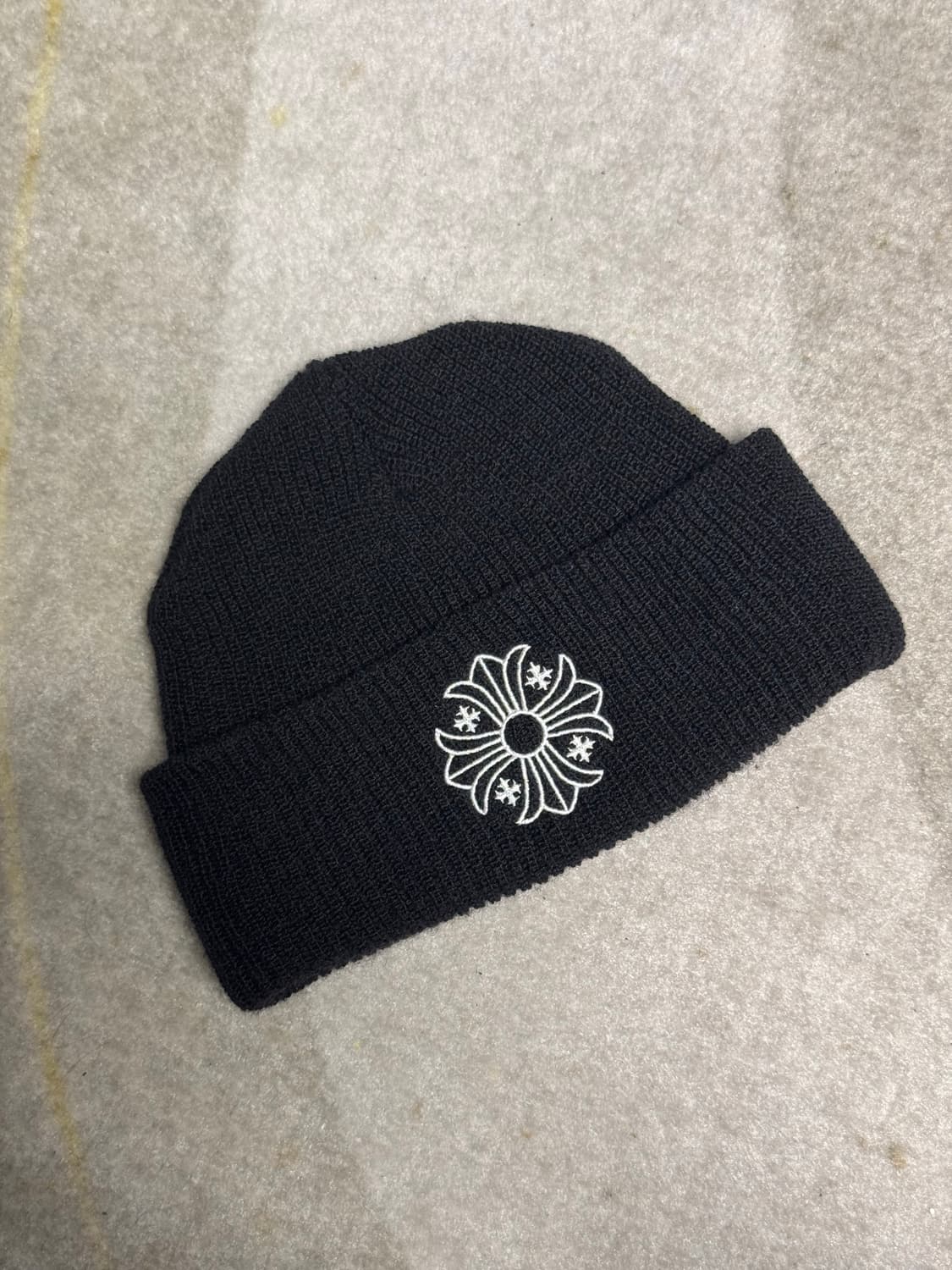 [크롬하츠] 울 비니 블랙 화이트 상품이미지1