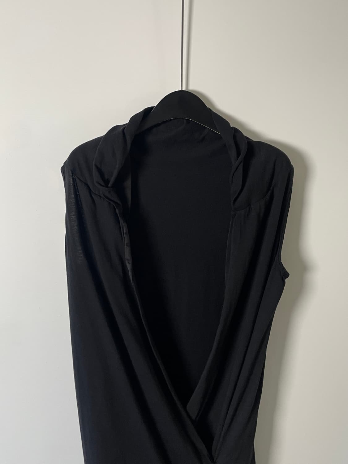 12AW 릭오웬스 드레이프 롱 슬리브리스 원피스 (on.926)   상품이미지2