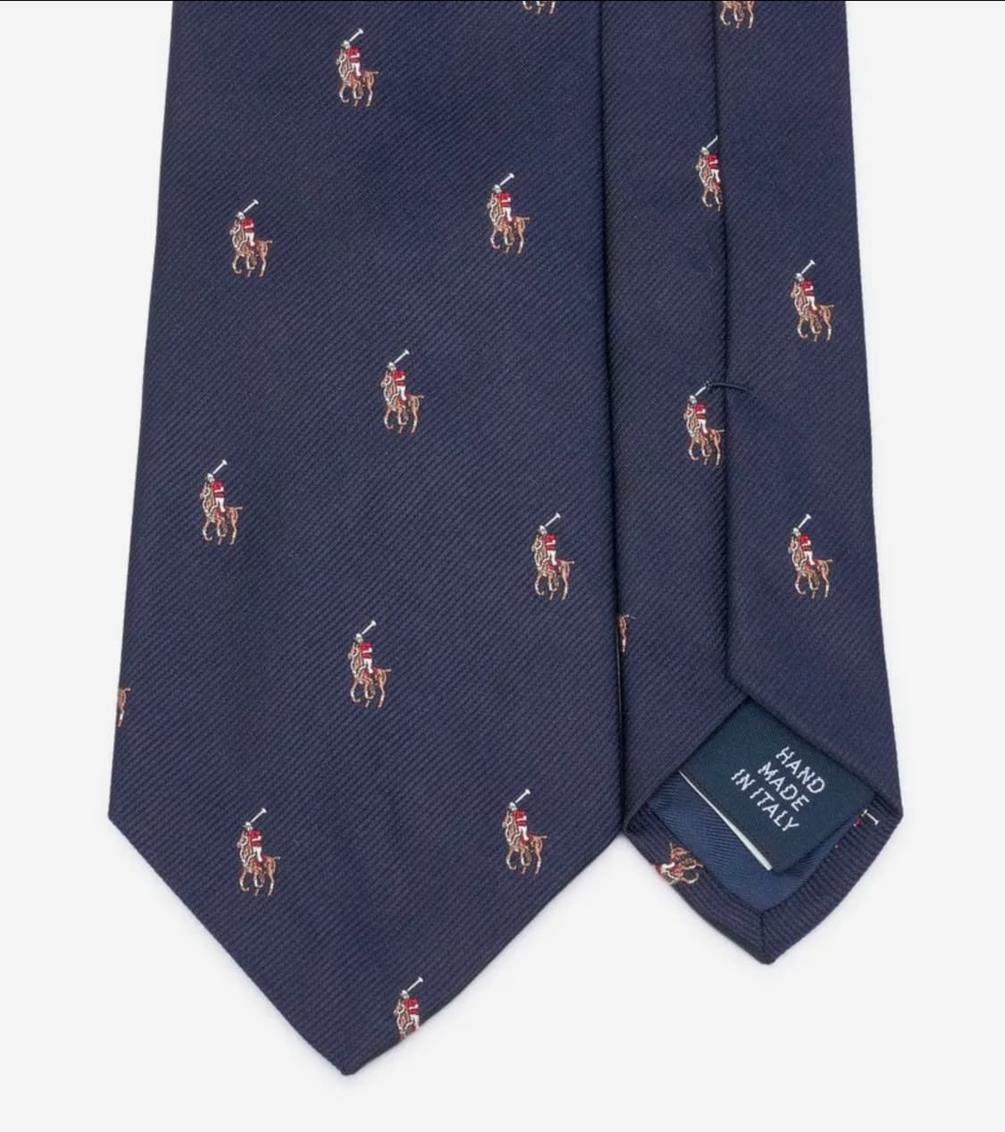 폴로 포니 실크 타이 - 네이비 상품이미지5