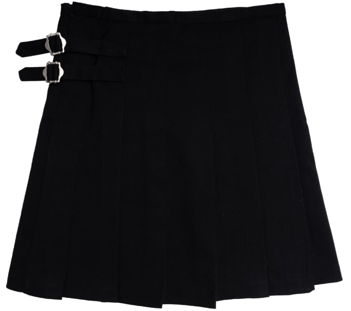 이오즈 accordion buckle skrits - charcoal 상품이미지1