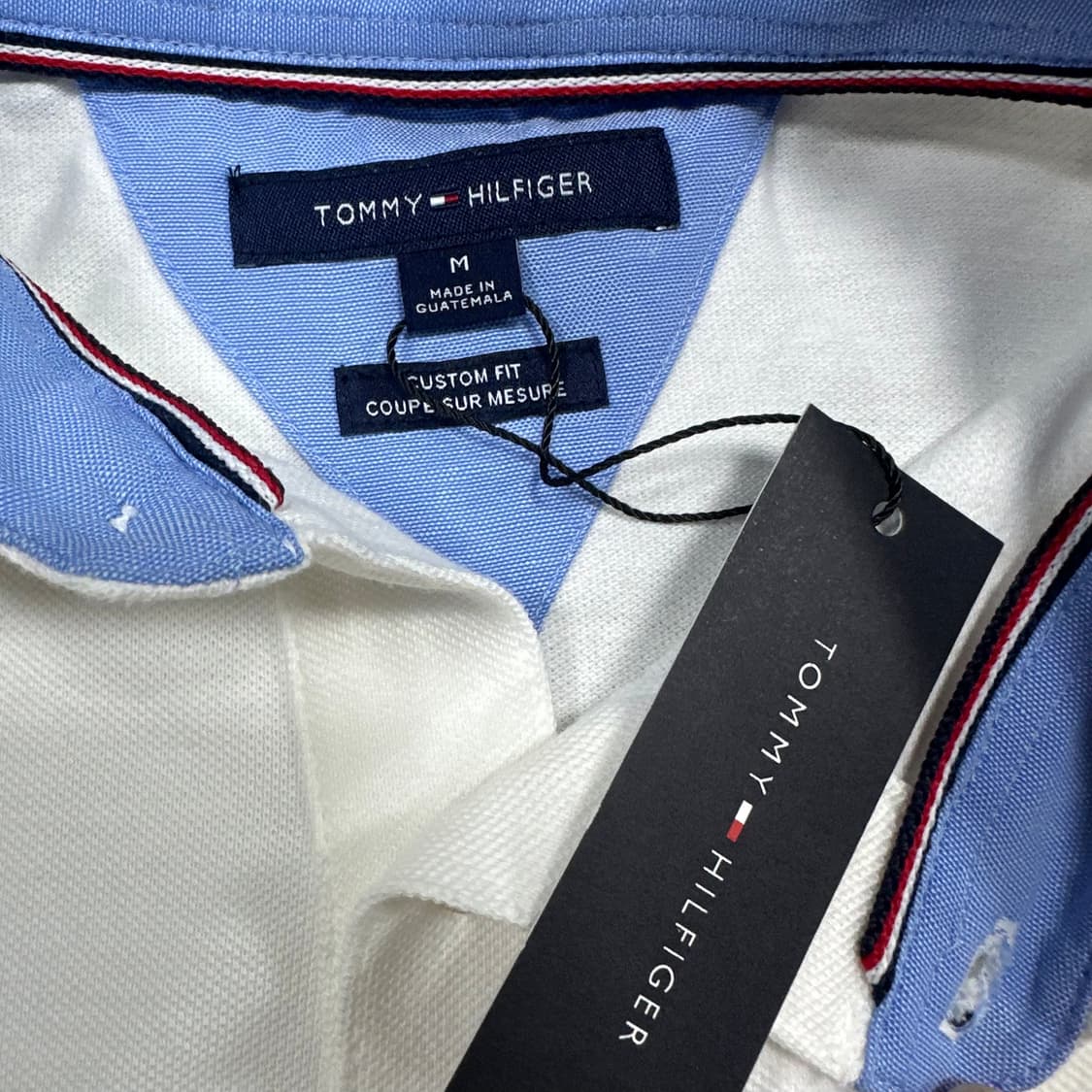 ✨ (새상품) 타미 힐피거 화이트 PK 카라 반팔티  상품이미지3