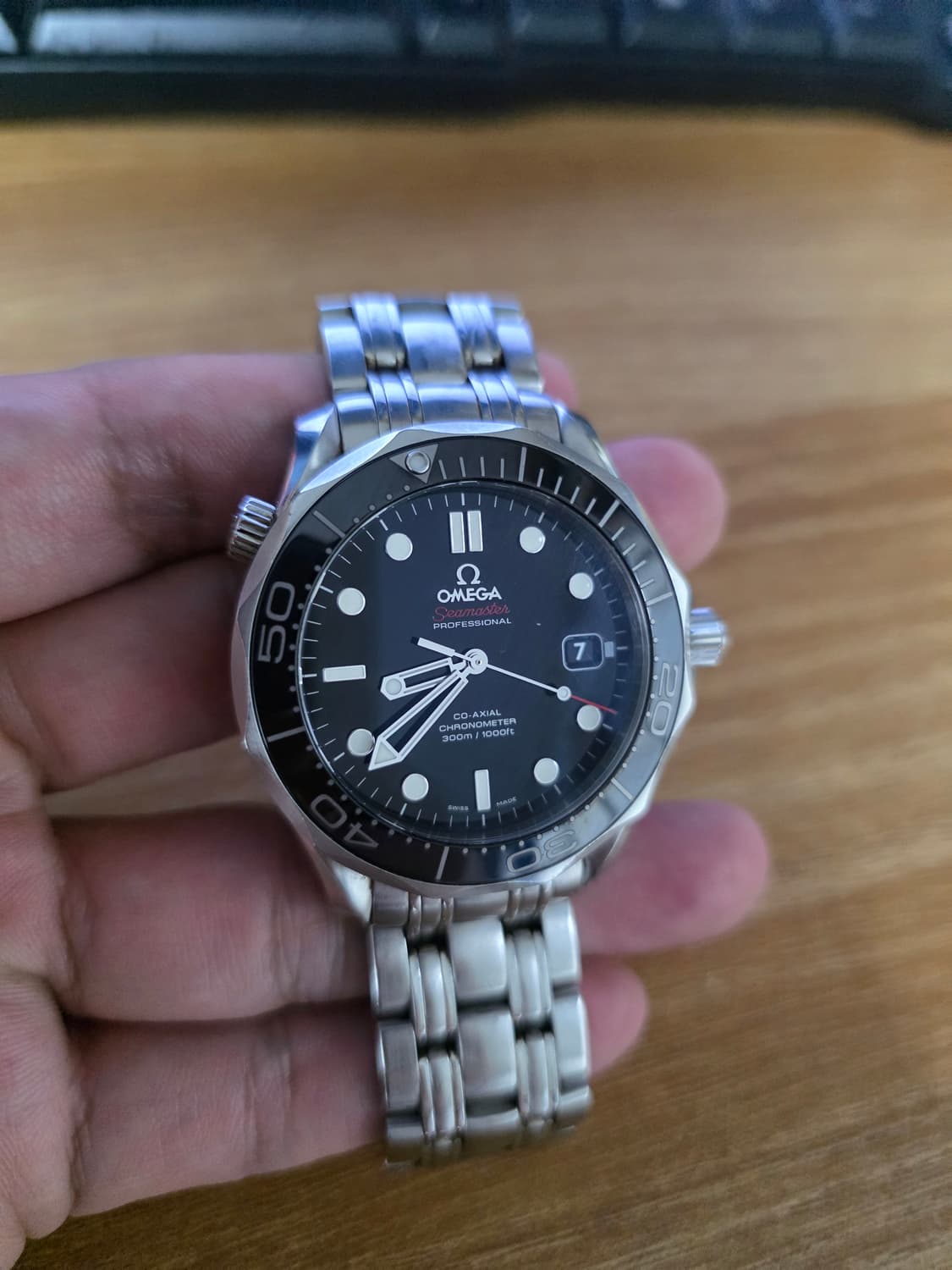 오메가 씨마스터300 다이버 구형 검판 상품이미지1