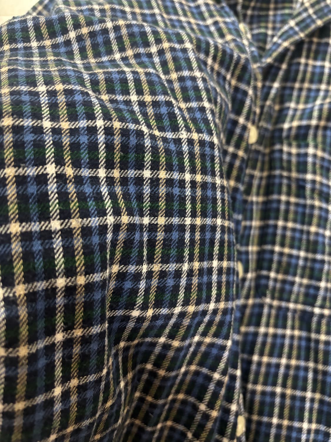 빈티지 체크 셔츠 상품이미지3