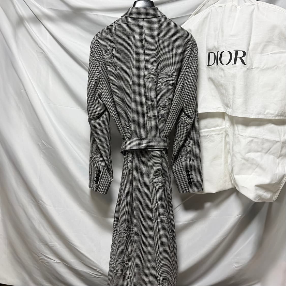 [S+급/46] 디올 큐프라 울 롱 코트 자켓 상품이미지5