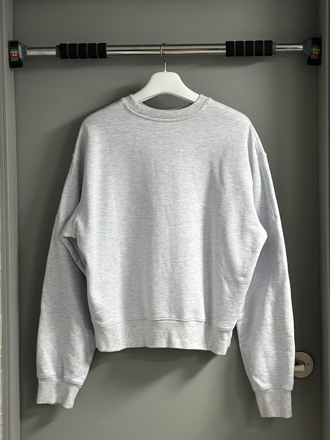 [OS] 렉토 맨즈 크루넥 맨투맨 스웻셔츠 멜란지그레이 상품이미지4