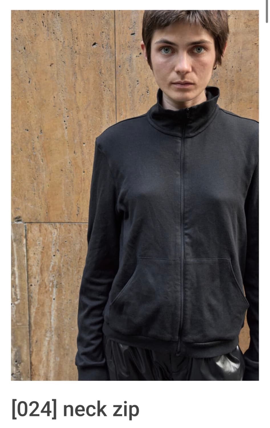 (3)머듈 넥집업 블랙 상품이미지1
