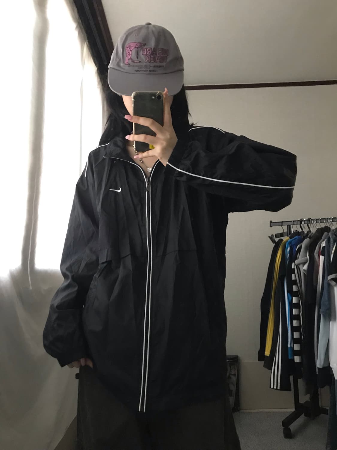 나이키 블랙 바람막이 상품이미지1