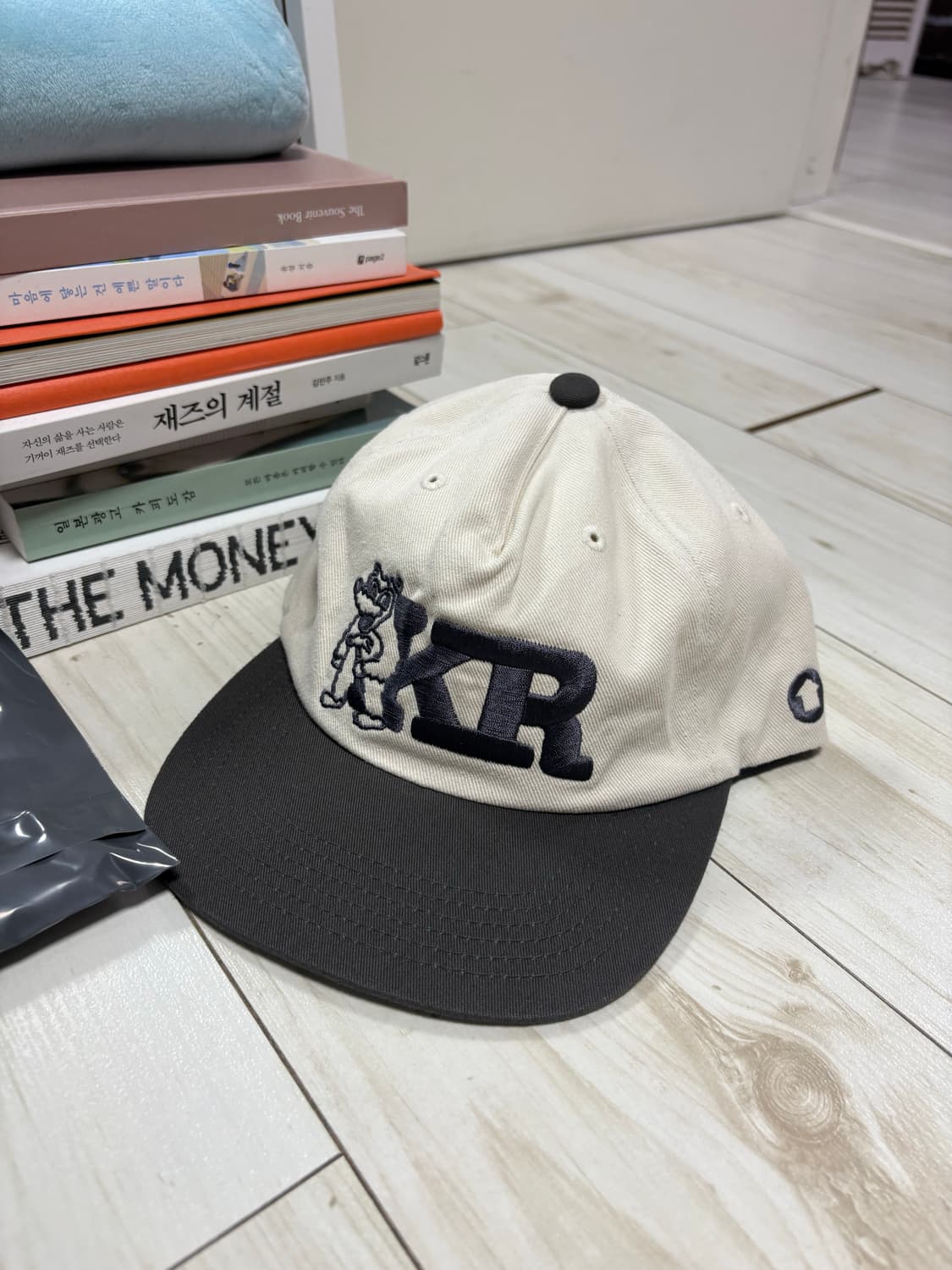 크래커하우스 KR Logo two tone cap 새상품 상품이미지4
